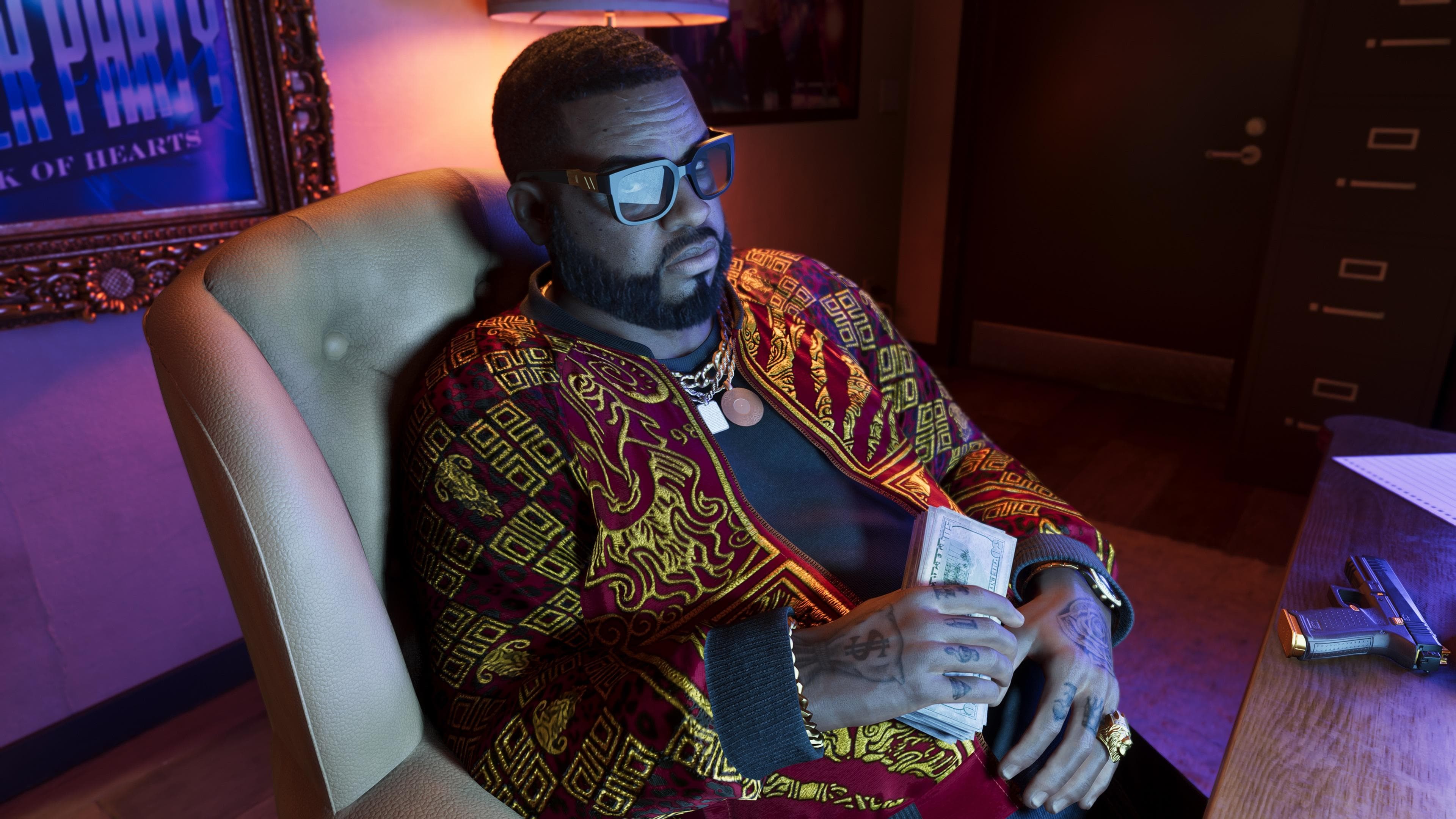 Official GTA VI screenshot featuring Boobie Ike