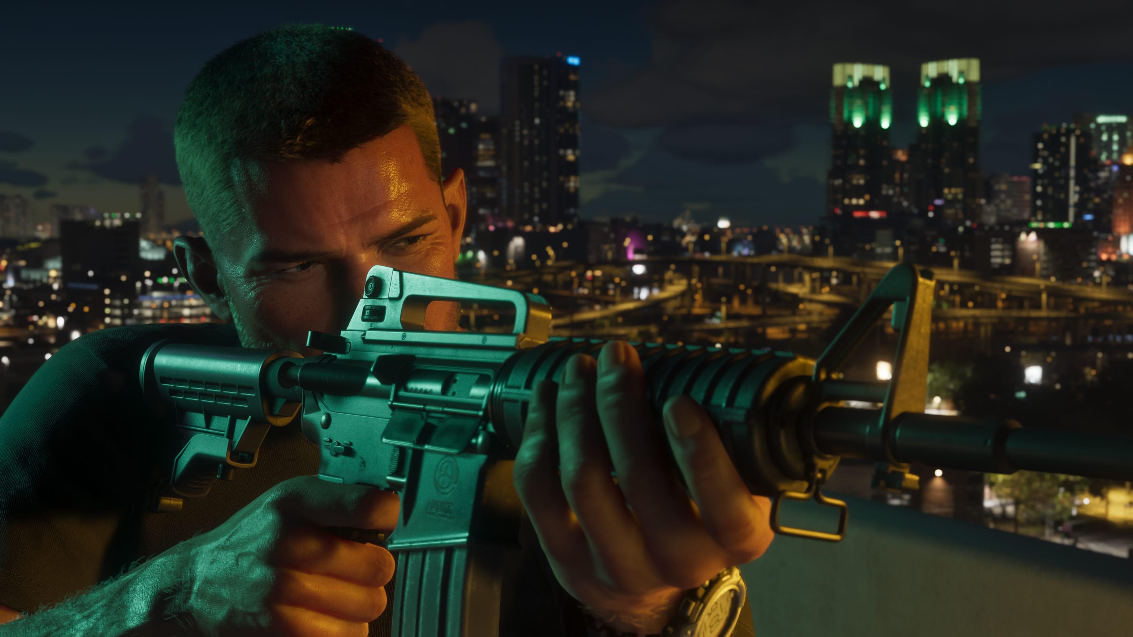 Official GTA VI screenshot featuring Jason Duval
